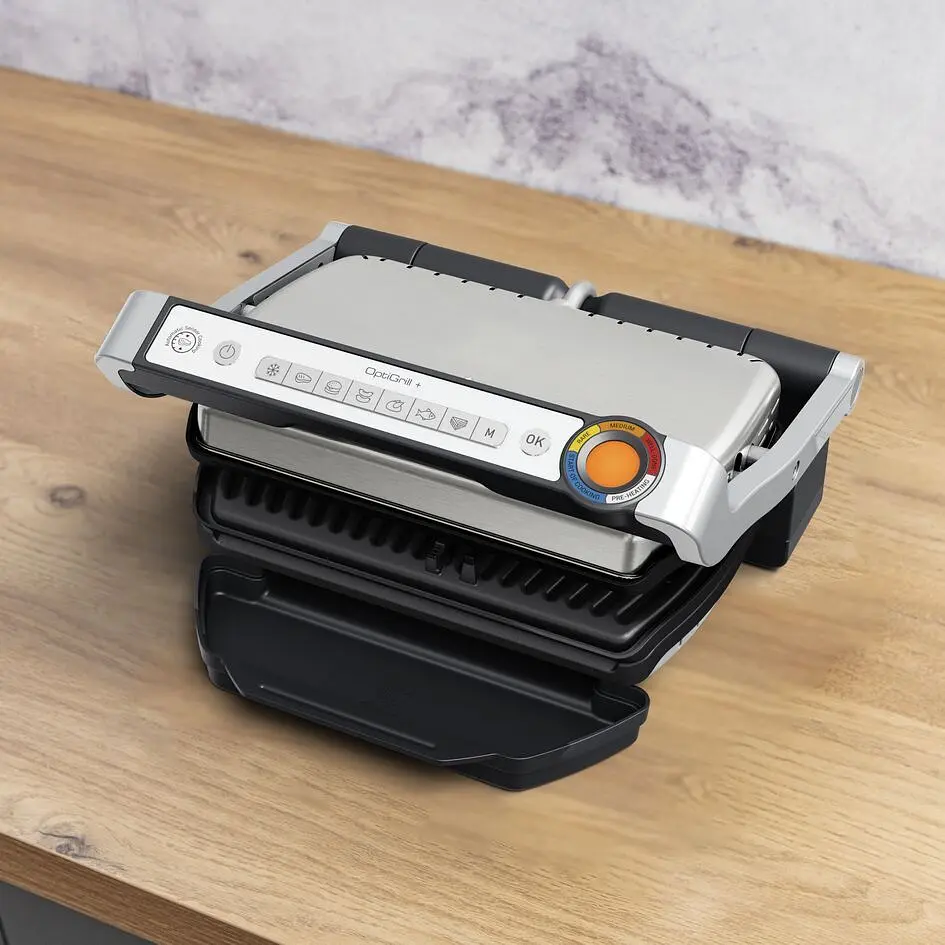 Гриль Tefal OptiGrill+ GC717D10 (Silver) - фото 8