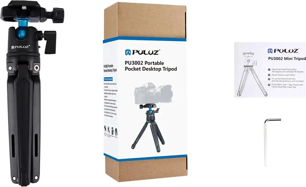 Штатив c поворотной головкой Puluz PU3002 [86247] - фото 4