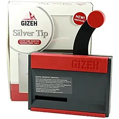 Машинка для гільз Gizeh Tip Lever Silver - фото 2
