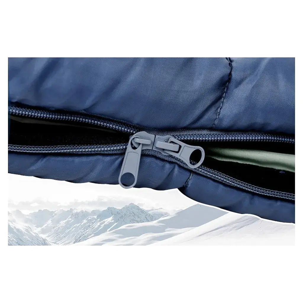 Спальний мішок Naturehike з капюшоном MJ600 CNK2300SD014, темно-блакитний (6976507663977) - фото 5