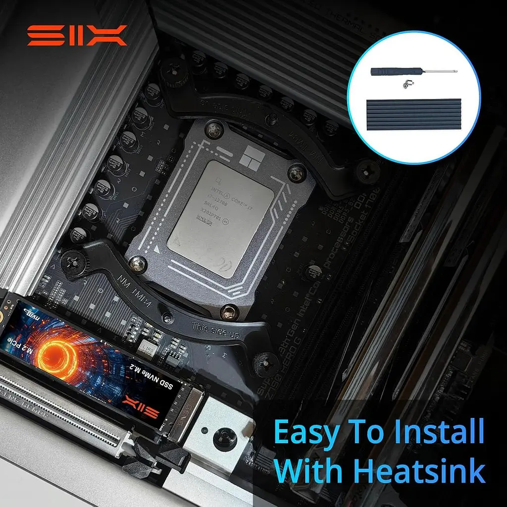 Накопичувач SSD NVMe Xiaomi SIX X7400 Pro 2Tb M.2 2280 PCIe 4.0 x4 7422/6586Mb/s - фото 4