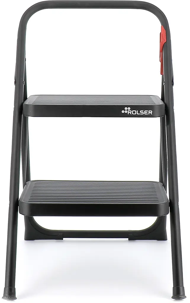 Драбина Rolser Taburete M/10 UNE 2 щаблі Negro (MET003-1023) - фото 2