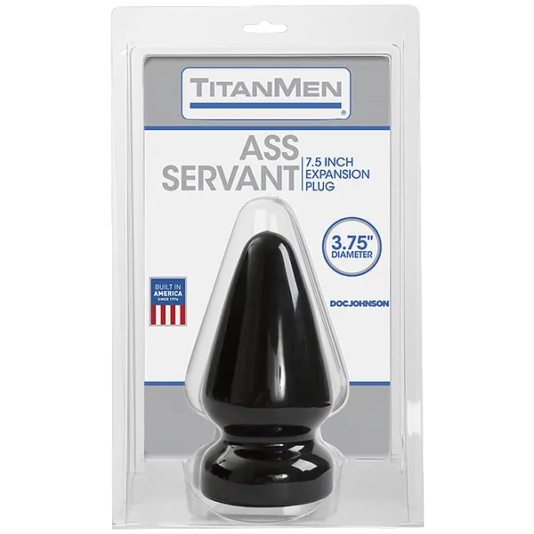 Анальна пробка Doc Johnson Titanmen Tools Ass Servant, 9,4 см - фото 2