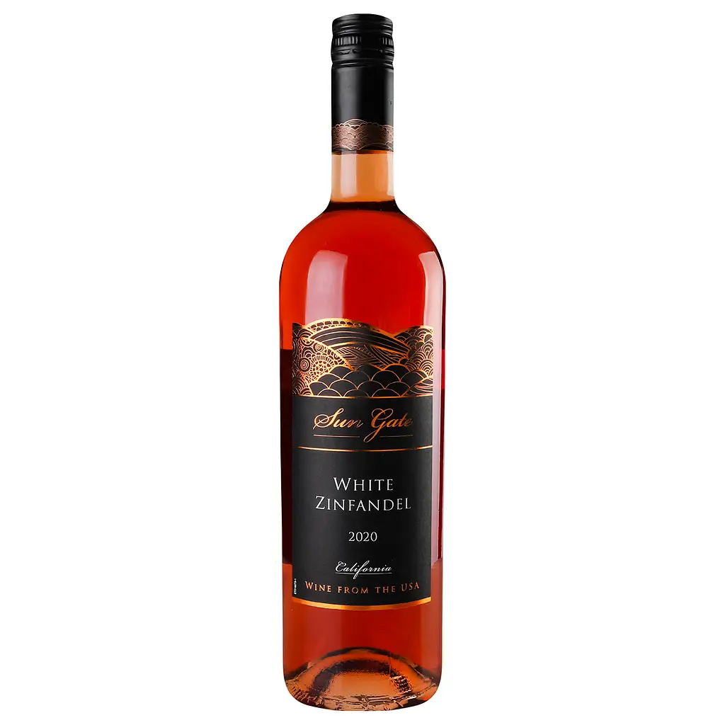 Вино Sun Gate Zinfandel 2020, рожеве, напівсолодке, 10,5%, 0,75 л (37562) - фото 2