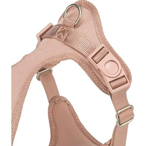 Шлея Trixie Comfort мягкая для собак XXS-XS 28-40 см 15 мм светло-розовый - фото 2