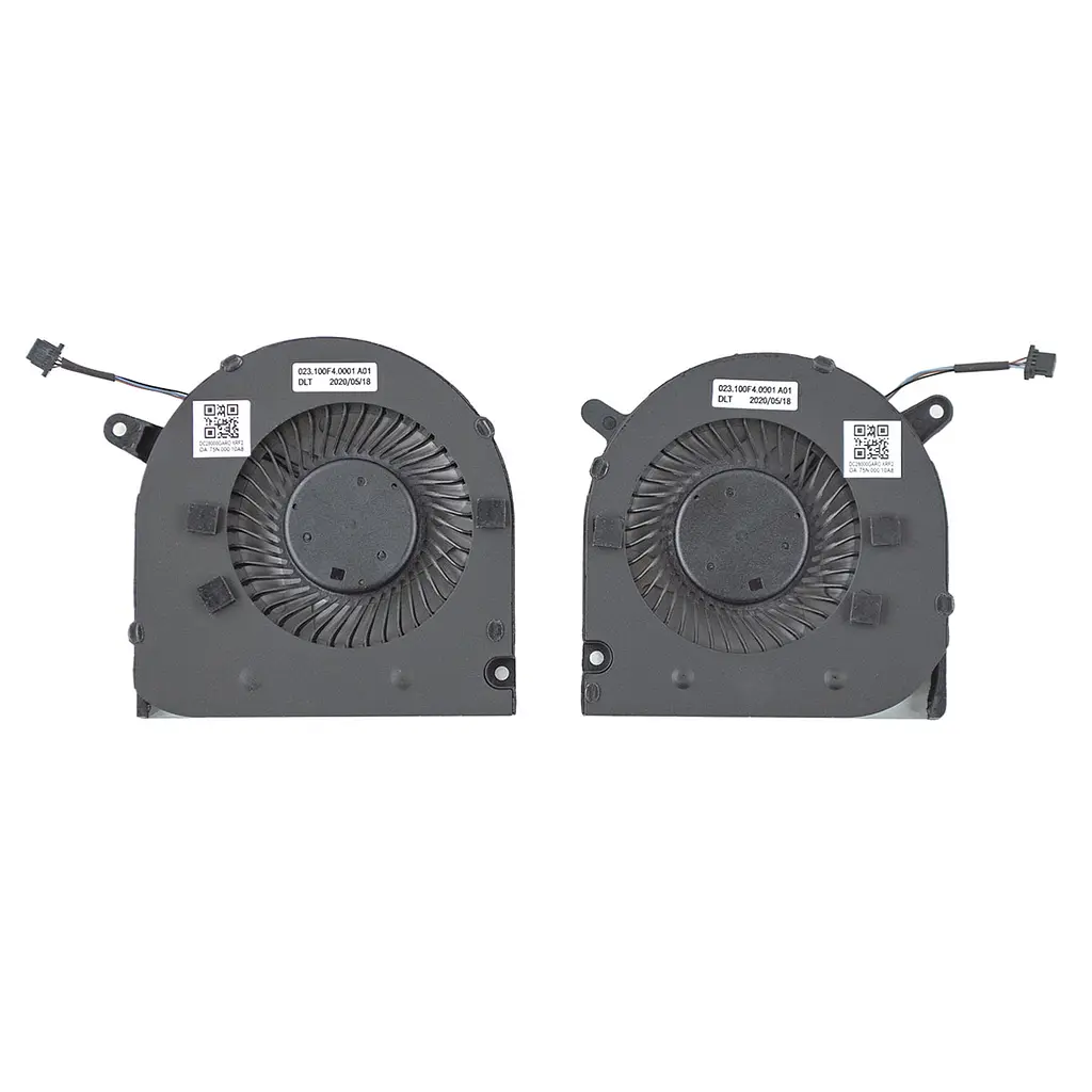 Вентилятори для Dell G3 3590 P89F, (пара CPU+GPU, 04NYWG, 0160GM, FLLK DFS5K12304363B, FLLJ DFS5K12214161B, Аналог) - фото 2