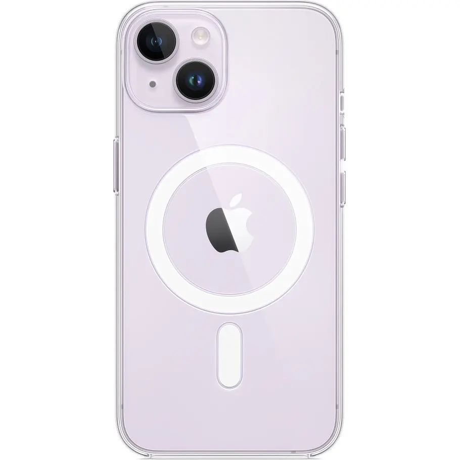 Чохол Clear Case with MagSafe для Apple iPhone 14 Transparent AA [82650] - фото 3
