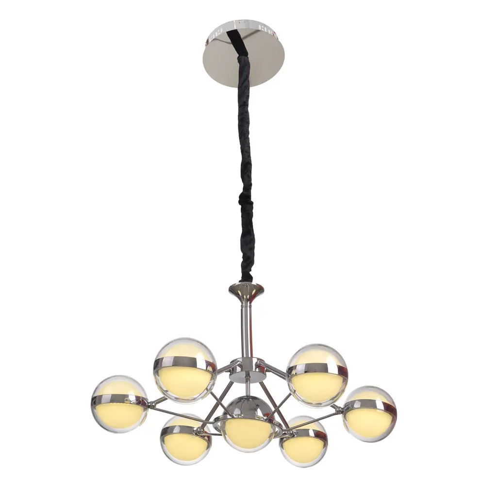 Люстра Brille молекула підвісна LED 78W WW+NW+CW CH (BL-798S/7) - фото 6