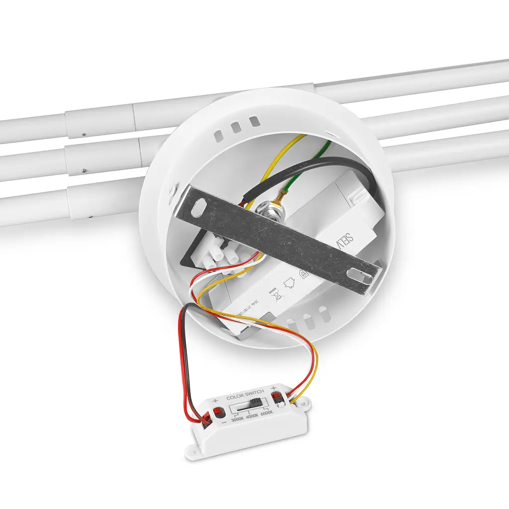 LED світильник стельовий Videx CLD013, 40W 3000-4000-6000K White (29194-000) - фото 10