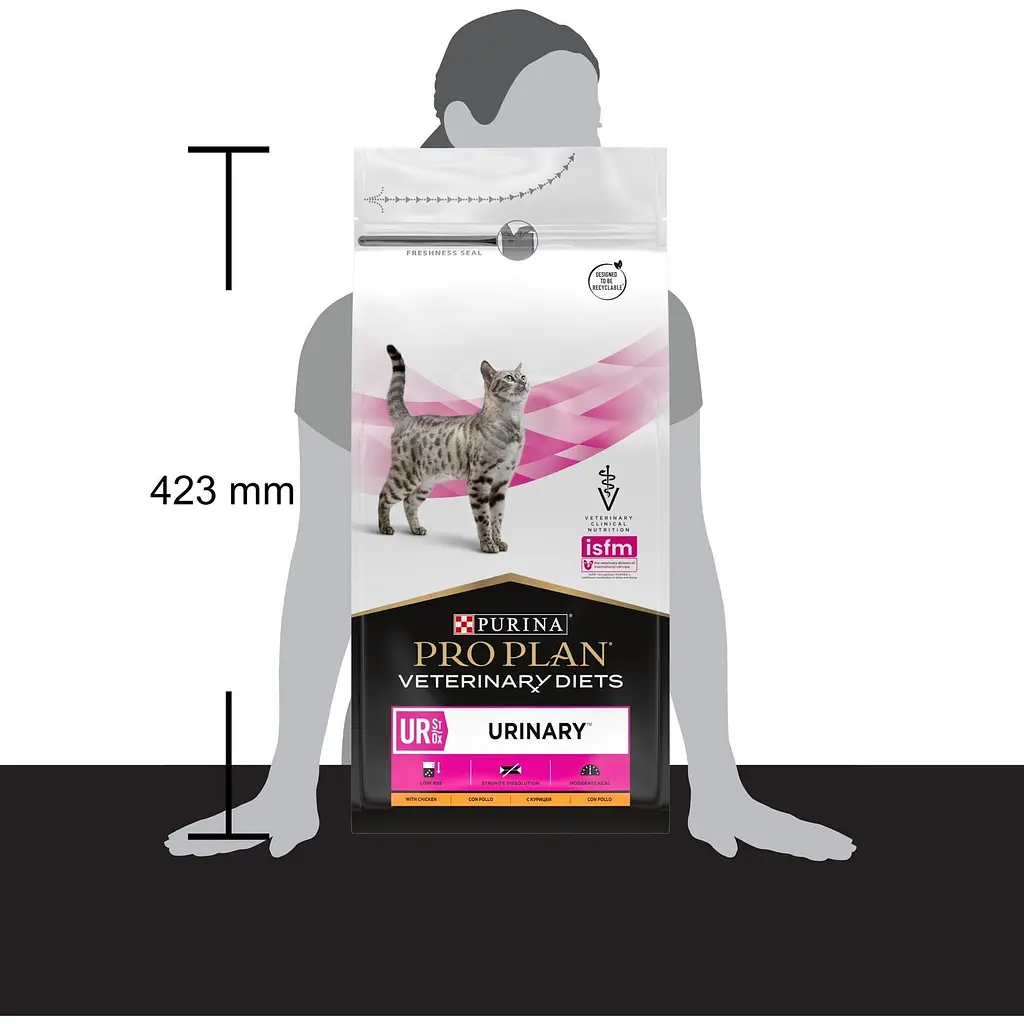Сухий корм для котів Purina Pro Plan Veterinary Diets UR Urinary з куркою 1.5 кг (12382843) - фото 4