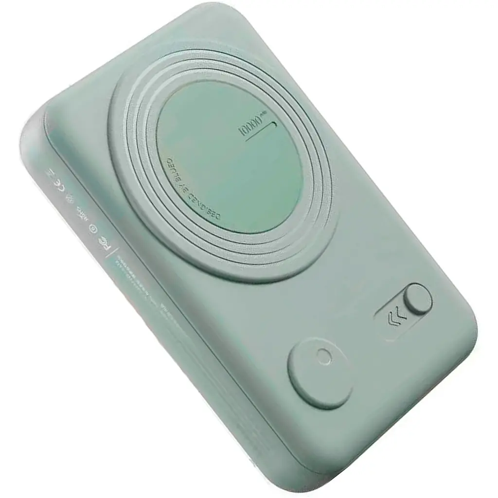 Зовнішній акумулятор Blueo Magnetic Wireless Power Bank With Stand 20W 10000mAh Mint (P010GRNS) [105994] - фото 2