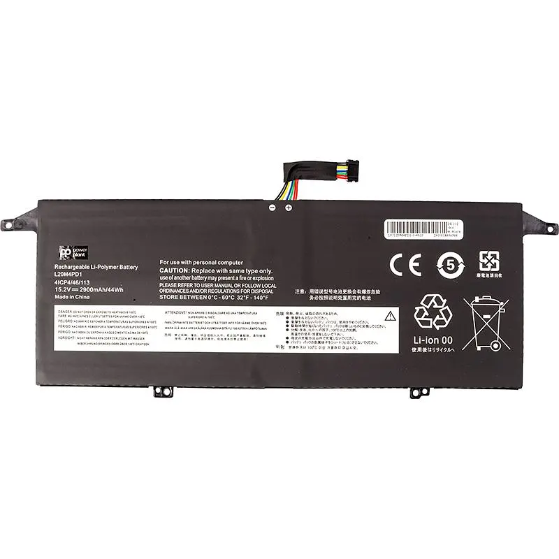 Акумулятор PowerPlant для ноутбуків LENOVO ThinkBook 13x ITG (L20M4PD1) 15.2V 2900mAh (NB482481)