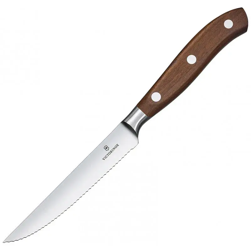 Набір ножів Victorinox Grand Maitre Steak Set 12см Serrated Wood (7.7240.2W) - фото 4