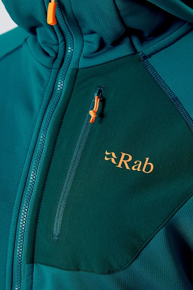 Флісова кофта Rab Superflux Hoody wmns 8 Темно-бірюзовий - фото 3