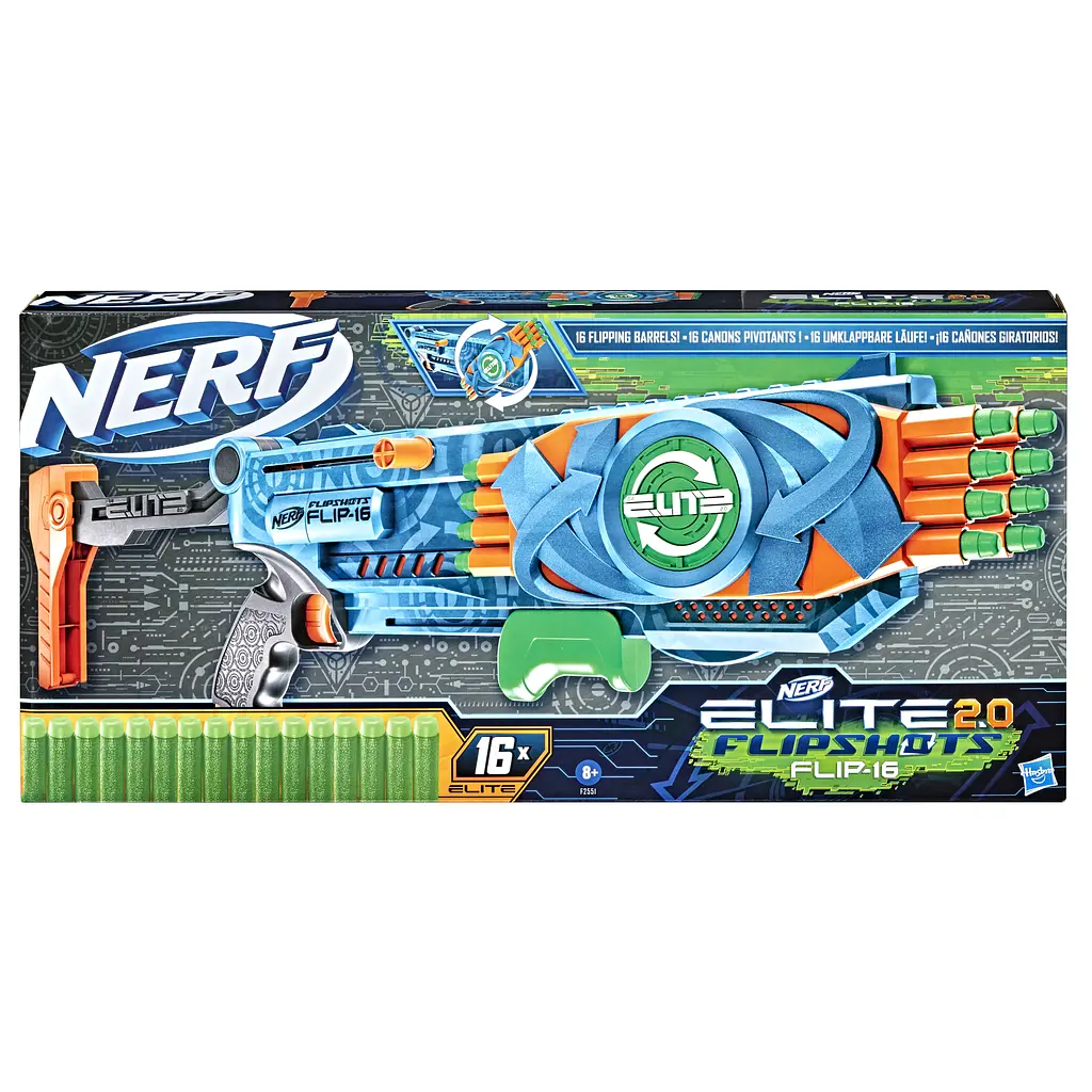 Бластер Hasbro Nerf Elite 2.0 Фліпшотс Фліп-16 (F2551) - фото 2