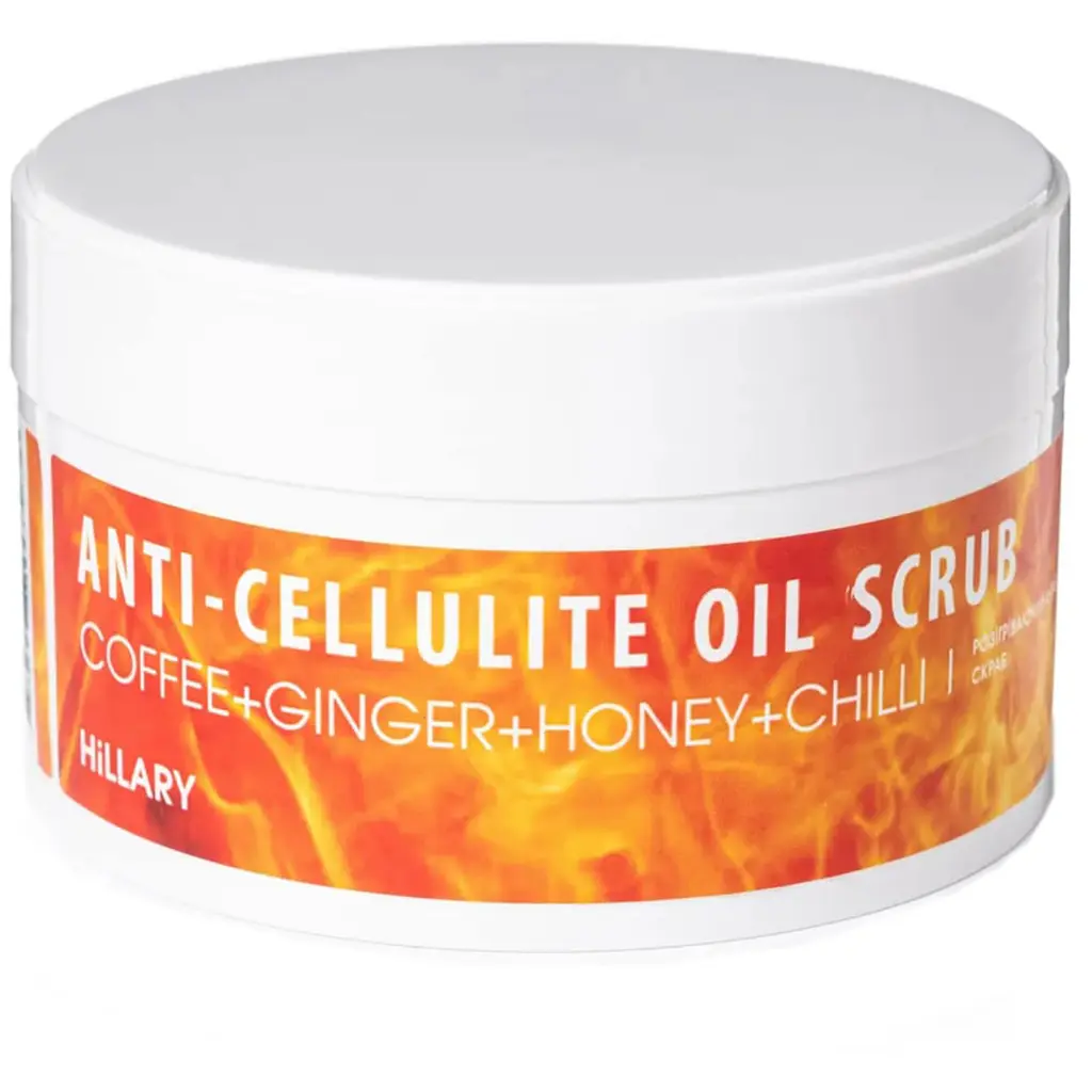 Скраб для тіла Hillary Антицелюлітний розігріваючий Anticellulite Oil Scrub 200 г (2333333300003)