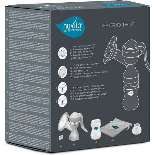 Молоковідсмоктувач Nuvita механічний з регульованою ручкою NV1215M - фото 8