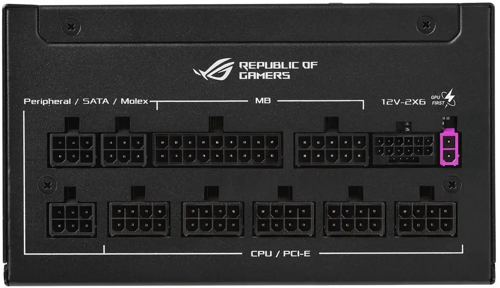 Блок живлення ASUS ROG Strix 850W Platinum ROG Equalizer 80+ Platinum (90YE00W8-B0NA00) Black - фото 3