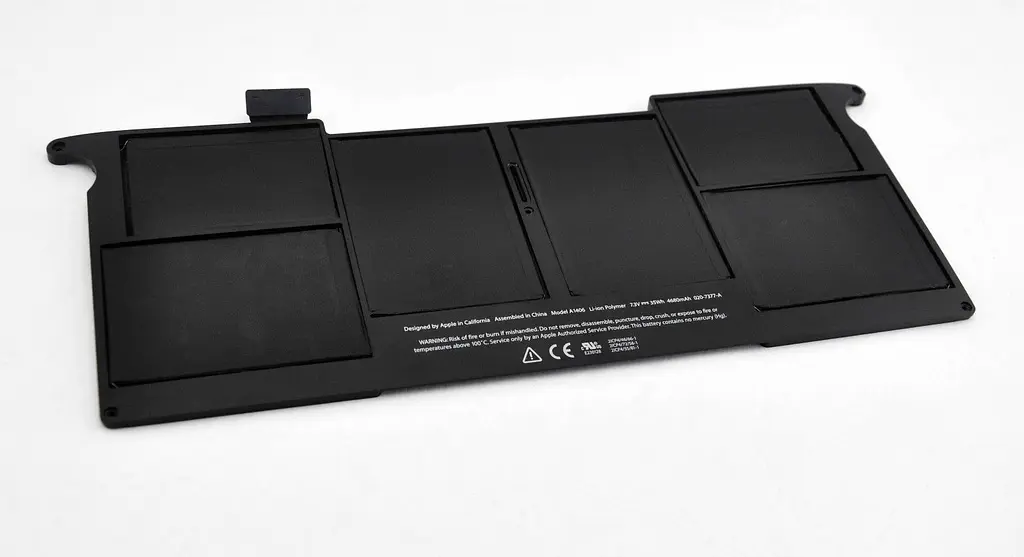 Акумулятор для ноутбука Apple A1406, 35Wh (4680 mAh), 6cell, 7.3V, Li-Po, чорний - фото 5