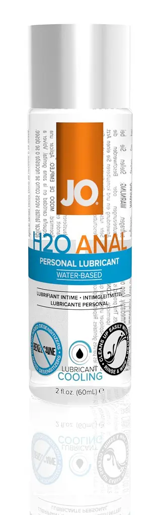 Анальний лубрикант JO System Anal H2O Cooling - з ефектом охолодження, 60 мл - фото 2