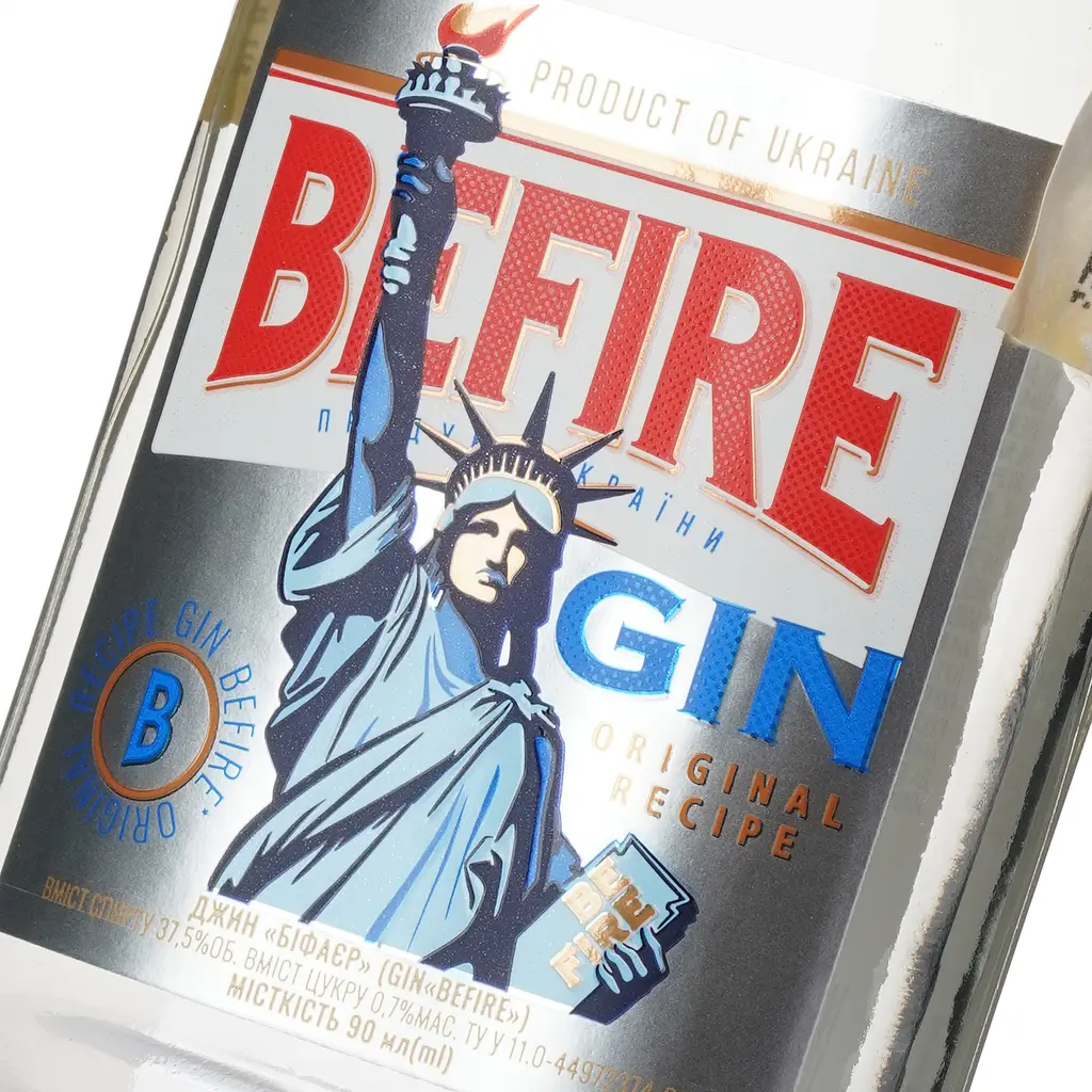 Джин Befire 37.5% 0.09 л - фото 5