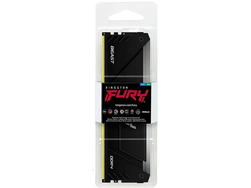 Модуль пам'яті Kingston FURY 32 GB DDR4 3600 MHz Beast RGB (KF436C18BB2A/32) - фото 5
