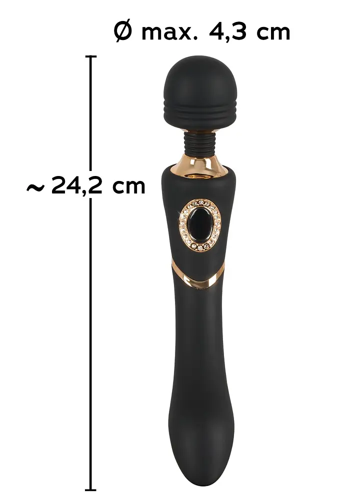 Вібромасажер Cleopatra Wand Massager чорний - фото 4