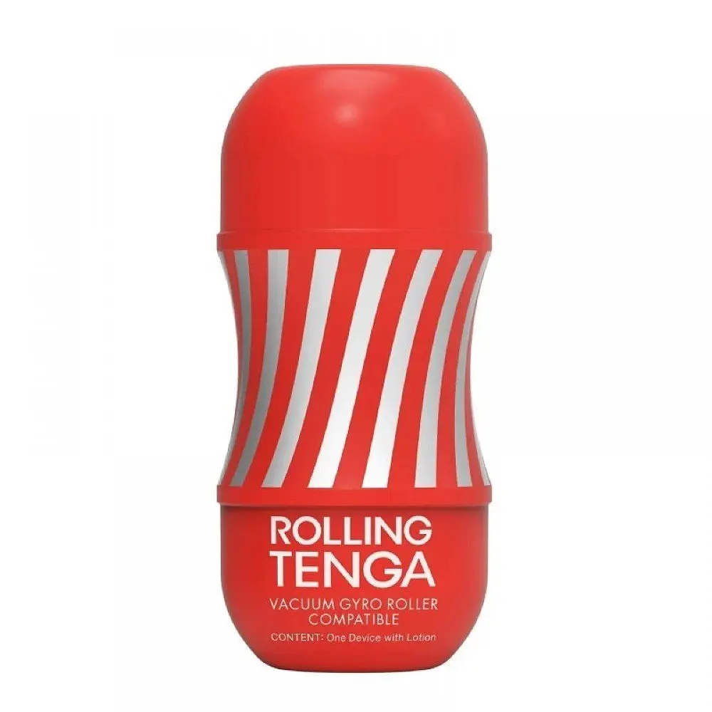 Мастурбатор Tenga Rolling Gyro Roller Cup, 15.5х7.1 см (червоний) - фото 4