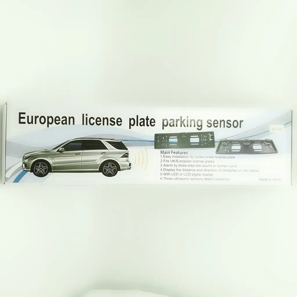 Рамка номера автомобільна з Парктроником та камера заднього виду з 4 LED підсвічуванням UKC 5429 - фото 3