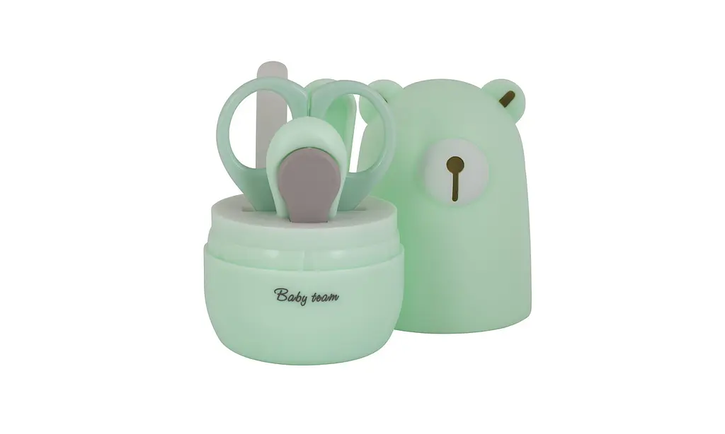 Набір манікюрний дитячий 0+ Baby team Зелений - фото 3