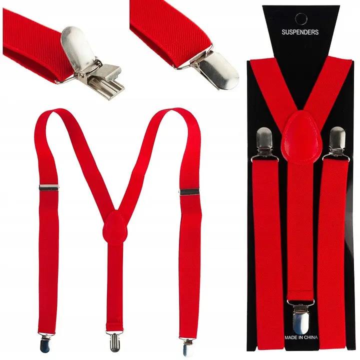 Підтяжки чоловічі для штанів Martom (BQ6A red) - фото 3