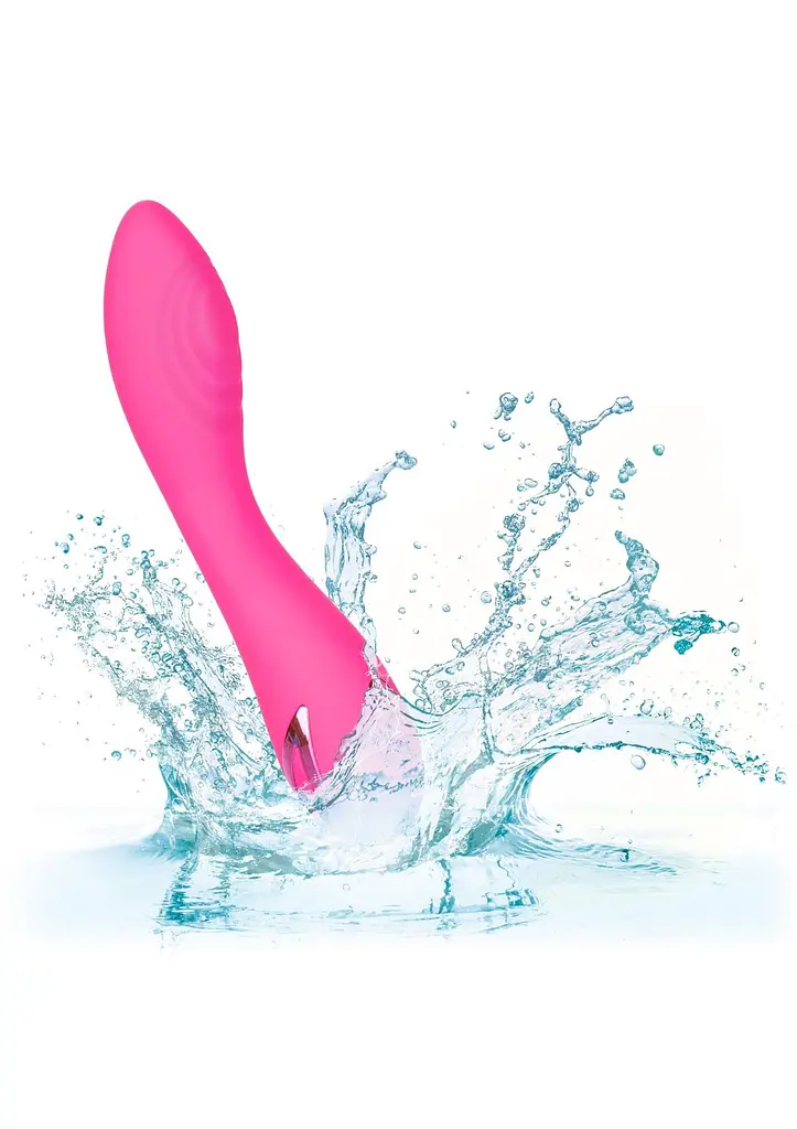 Вибратор CalExotics California Dreaming Surf City Centerfold 20.8 см розовый - фото 5