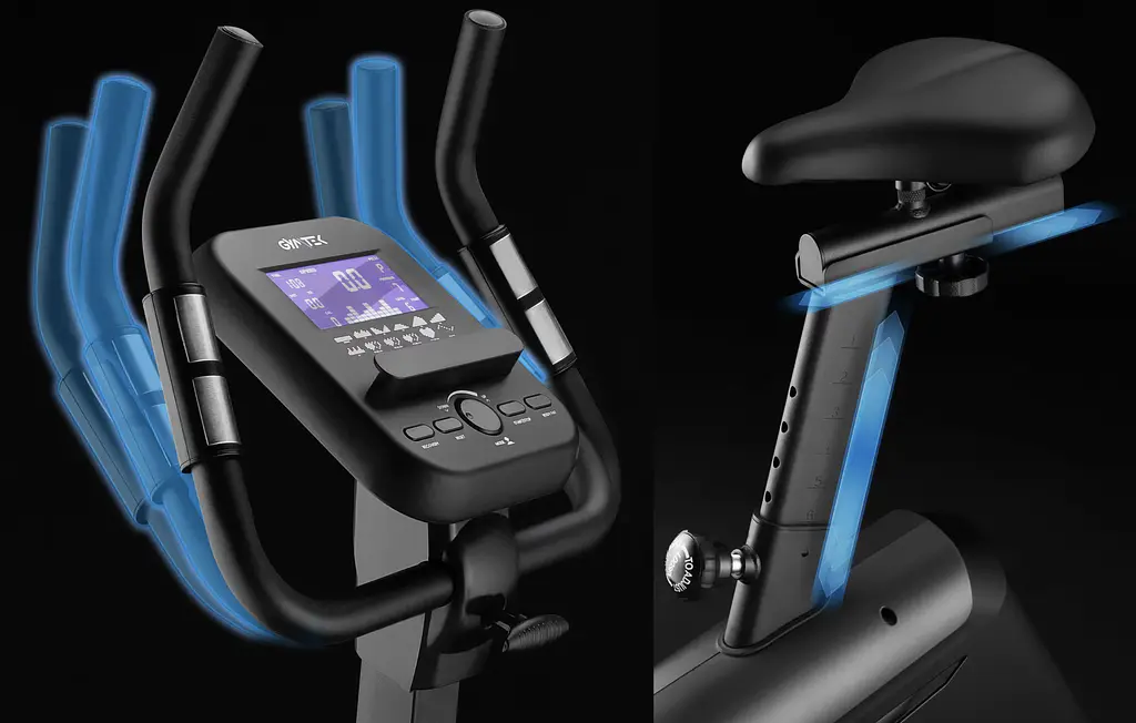 Велотренажер Gymtek XB4500 електромагнітний синій - фото 16