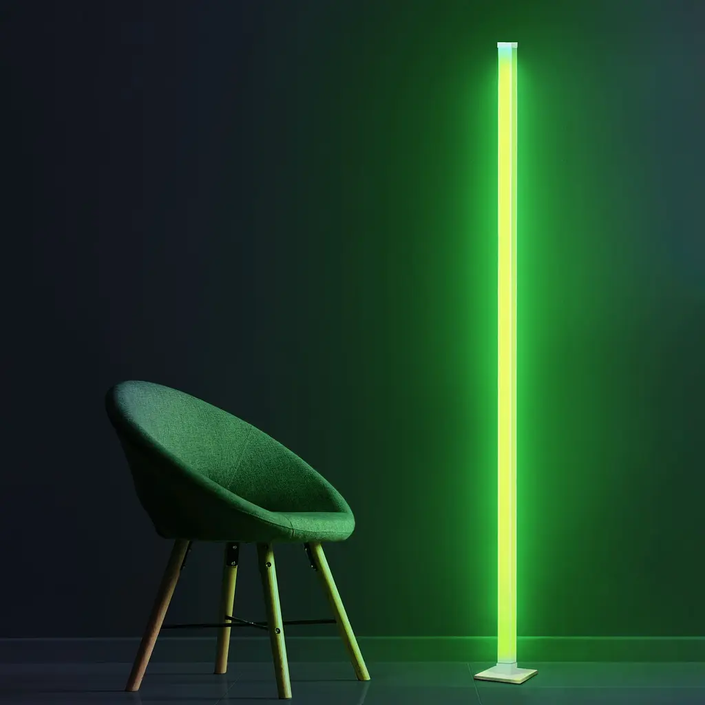 Торшер Polux Goldlux 325211 Magical Led 1x7W RGB IP20 Белый - фото 6