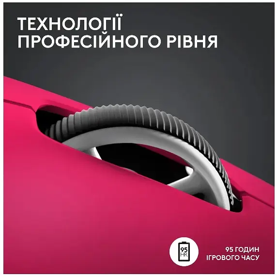 Миша Logitech G PRO X SUPERLIGHT 2 LIGHTSPEED Gaming, Magenta (910-006797) - фото 8