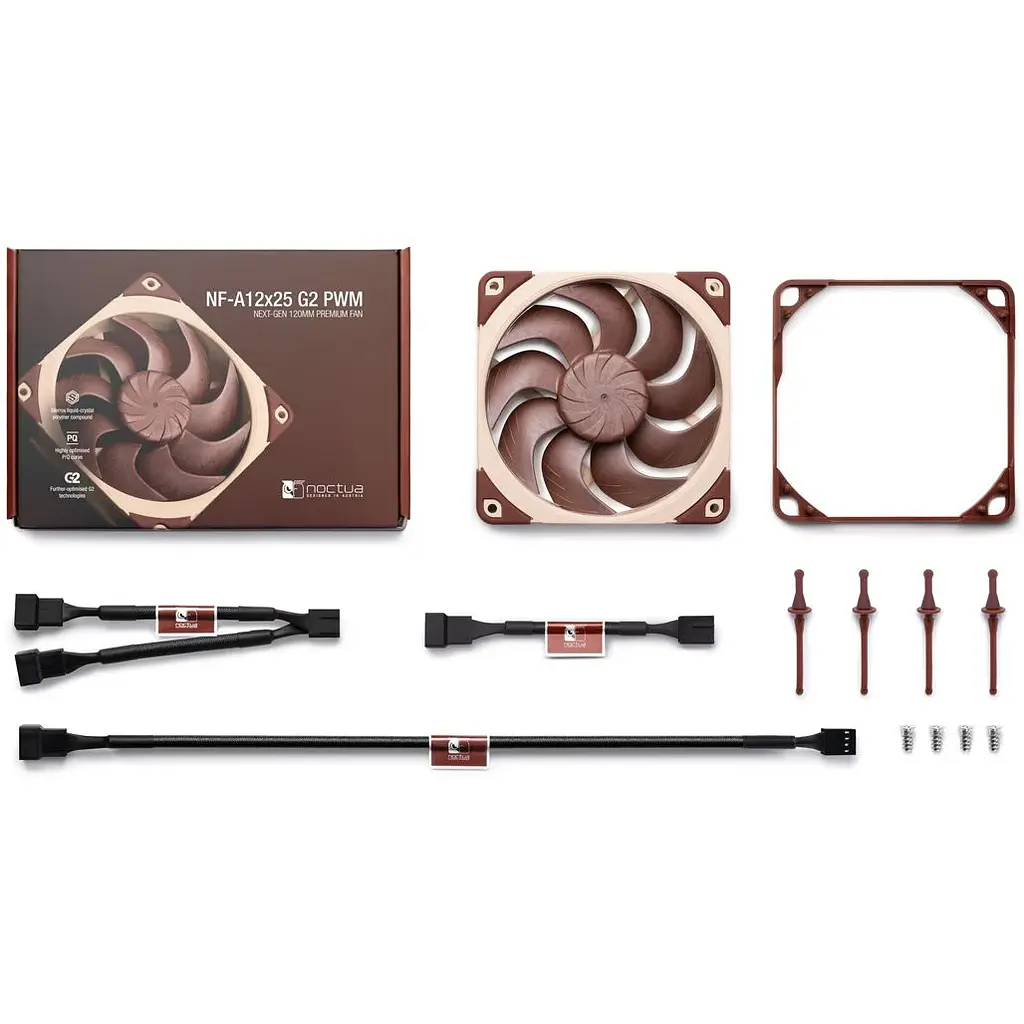 Корпусний вентилятор Noctua NF-A12x25 G2 PWM [168021] - фото 4
