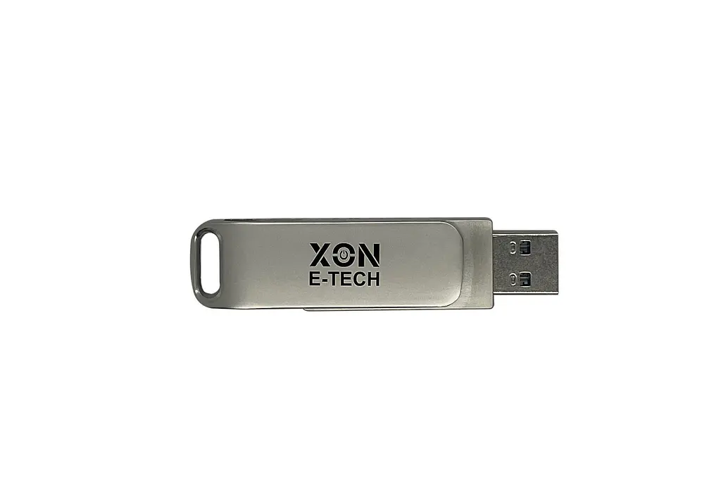 Флеш-накопитель XON FlashDrive DuoConnect 128GB (USB 3.0 + USB Type-C) Серый (FX3DR128MS 7621) - фото 2