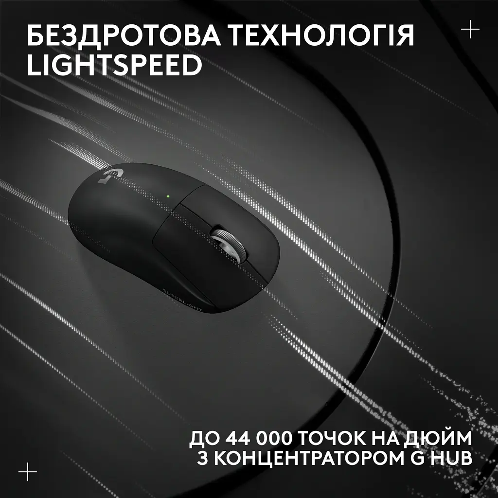 Мишка Logitech G Pro X Superlight 2 Lightspeed Wireless Black (910-006630) - фото 10