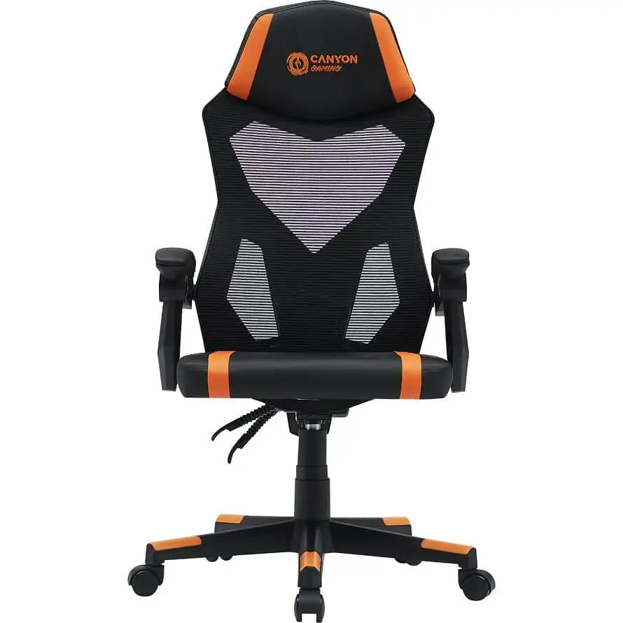 Ігрове крісло Canyon Flow MCH01 Mesh Black Orange (CNE-MCH01) - фото 2