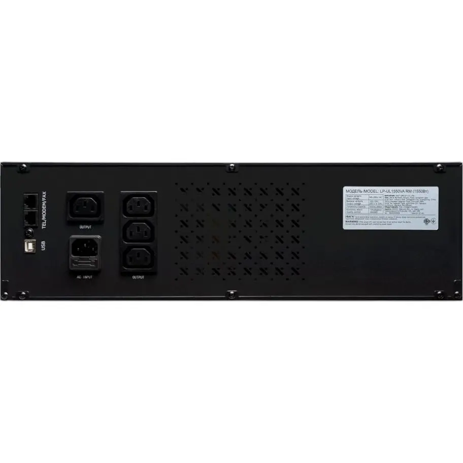 ДБЖ LogicPower LP-UL1550VA RM (23282) (rack mounts) (with battery) - фото 3
