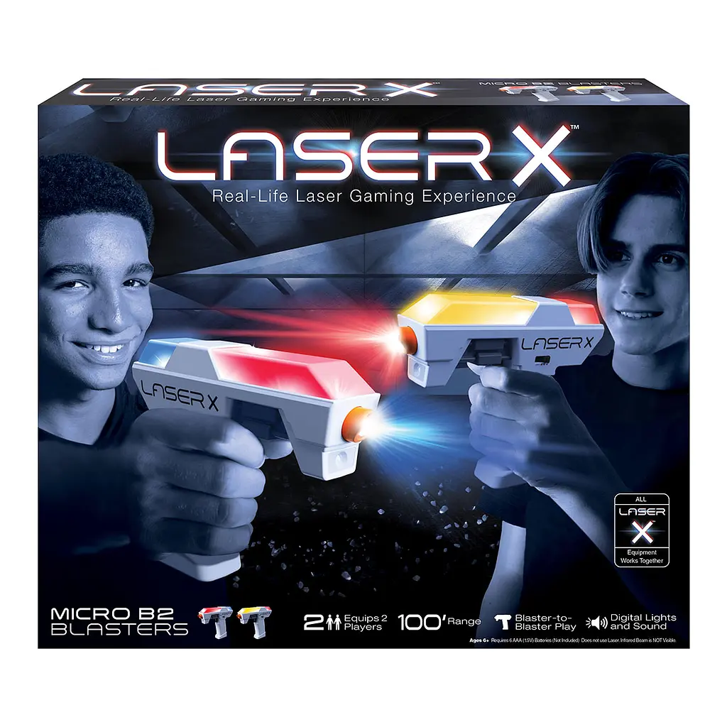 Ігровий набір для лазерних боїв Laser X Micro, для двох гравців (87906) - фото 5