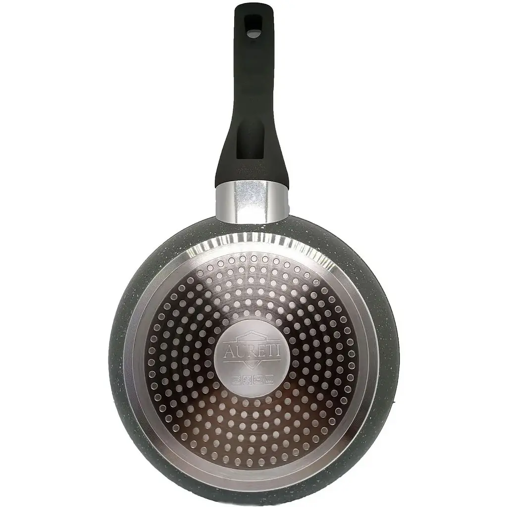Сковорода Aureti Grey Marble 20 см (AU-301-20) - фото 2
