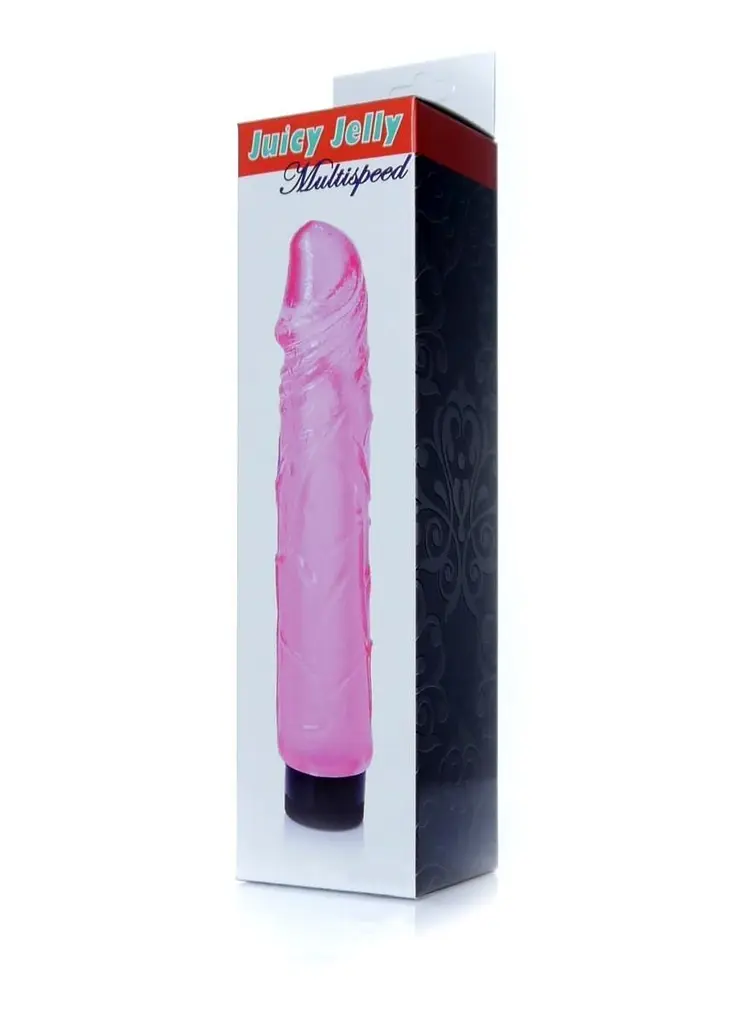 Вібратор B - Series EasyLove Juicy Jelly, 22 см (рожевий) - фото 6