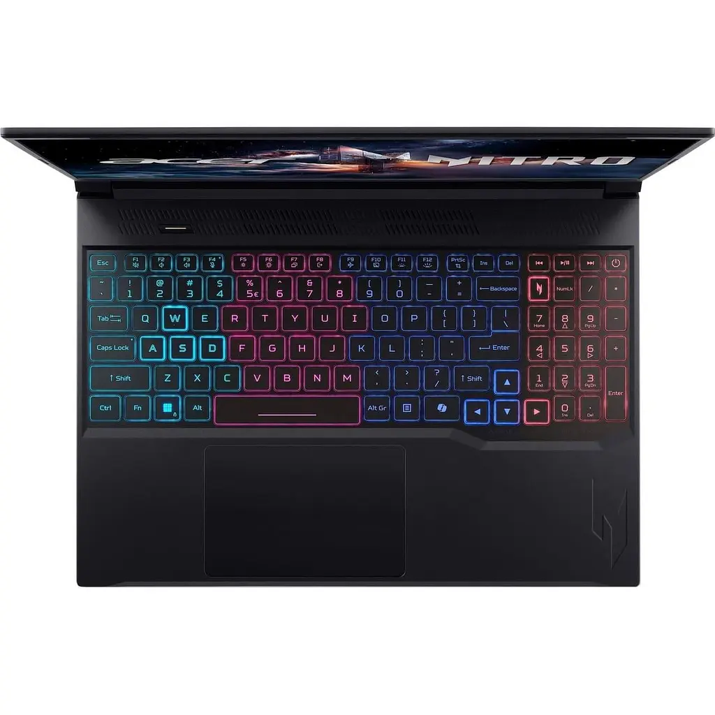 Ноутбук Acer 16 Nitro V 16S ANV16S-71 WQXGA IPS/Intel 9-270H/32GB/1TB/RTX 5070 8GB/DOS/Black (NH.U29EU.004) - фото 4