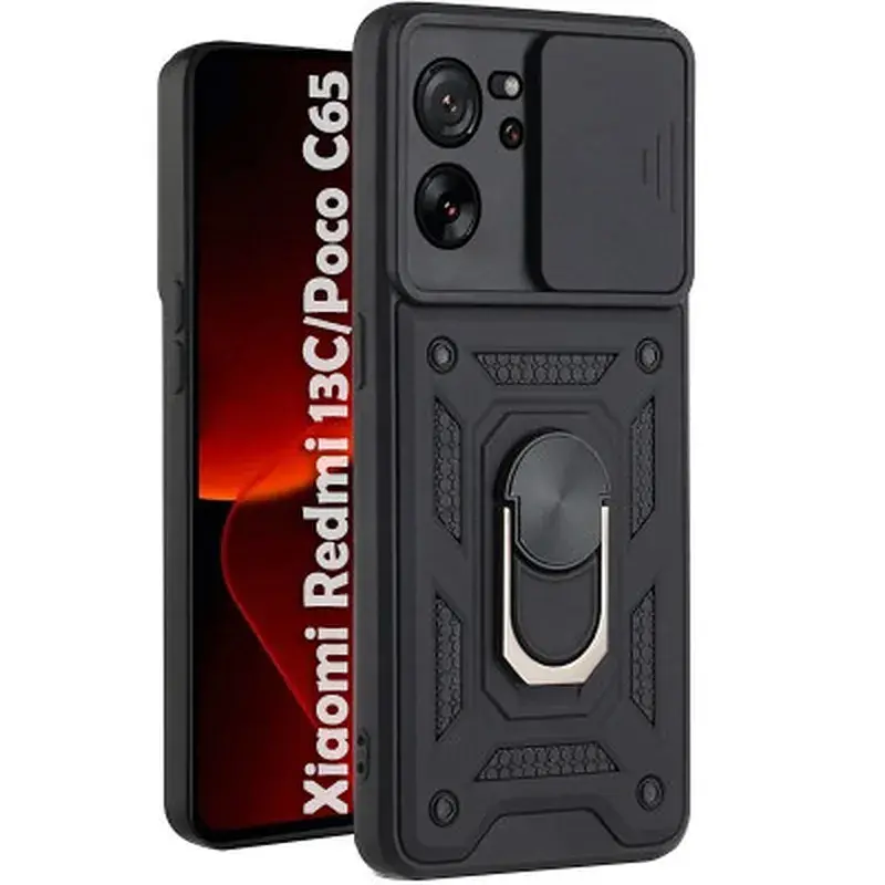 Чохол до мобільного телефона BeCover Military Xiaomi Redmi 13C / Poco C65 Black (710561) - фото 2