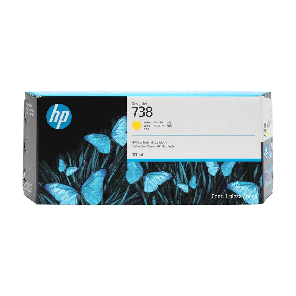 Картридж HP DJ No.738XL 300-ml Yellow (676M8A)