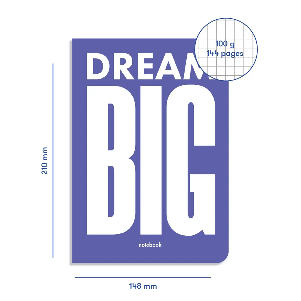 Блокнот у клiтинку Dream BIG - фото 2
