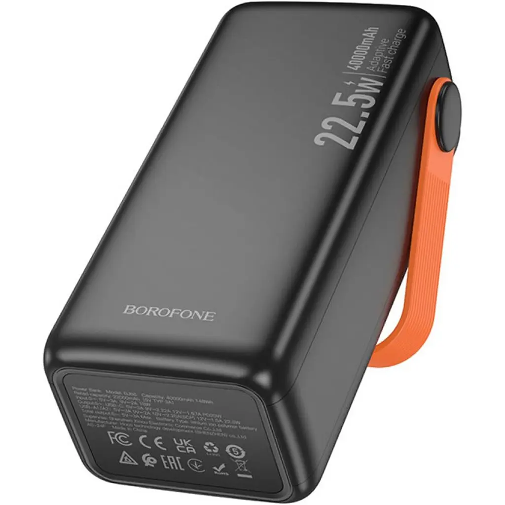 Зовнішній акумулятор Borofone Magnifico BJ66 40000mAh 22.5W Black [130208] - фото 5