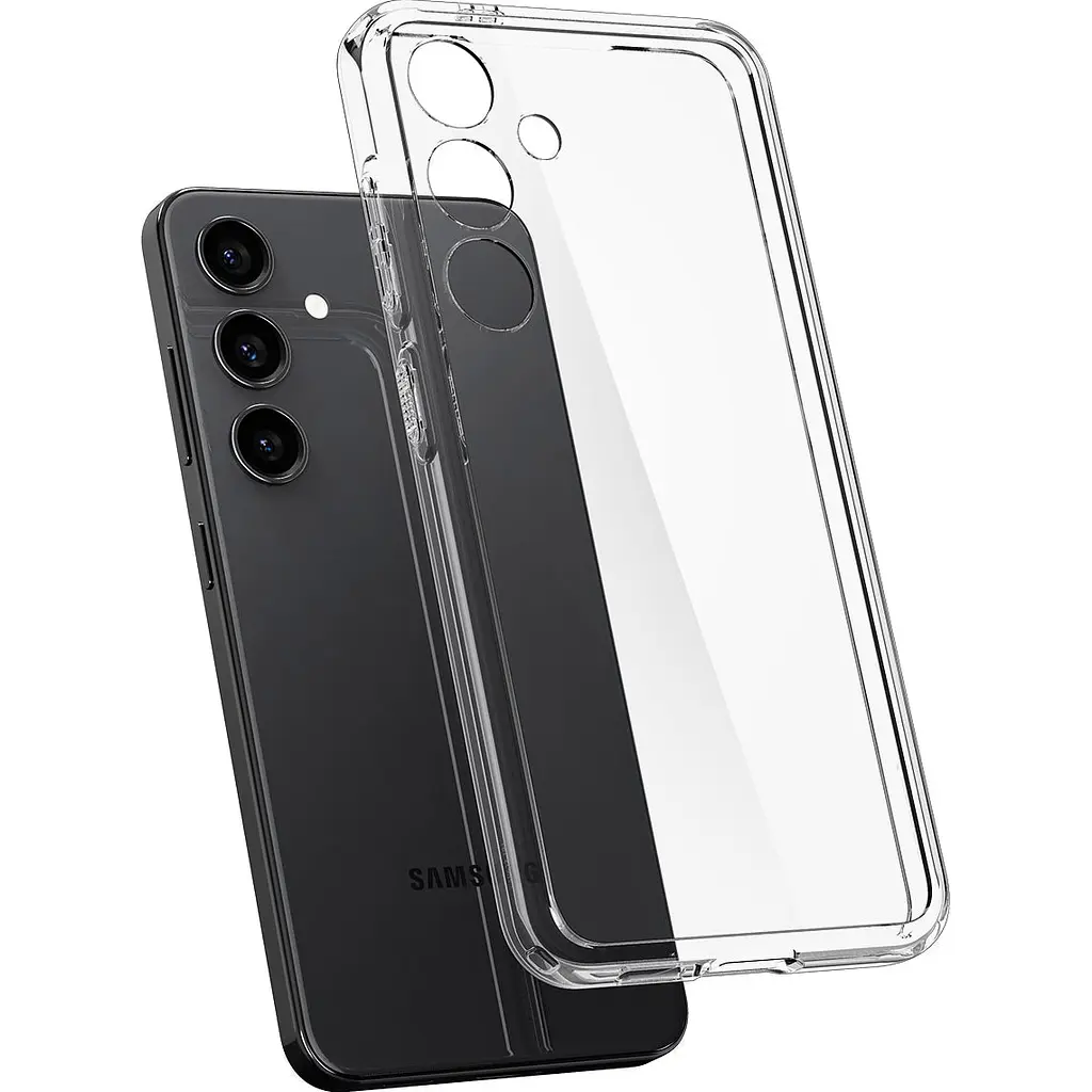 Чехол Spigen Case Ultra Hybrid для Samsung Galaxy S24 Plus Crystal Clear [ACS07329] [100257] - фото 3