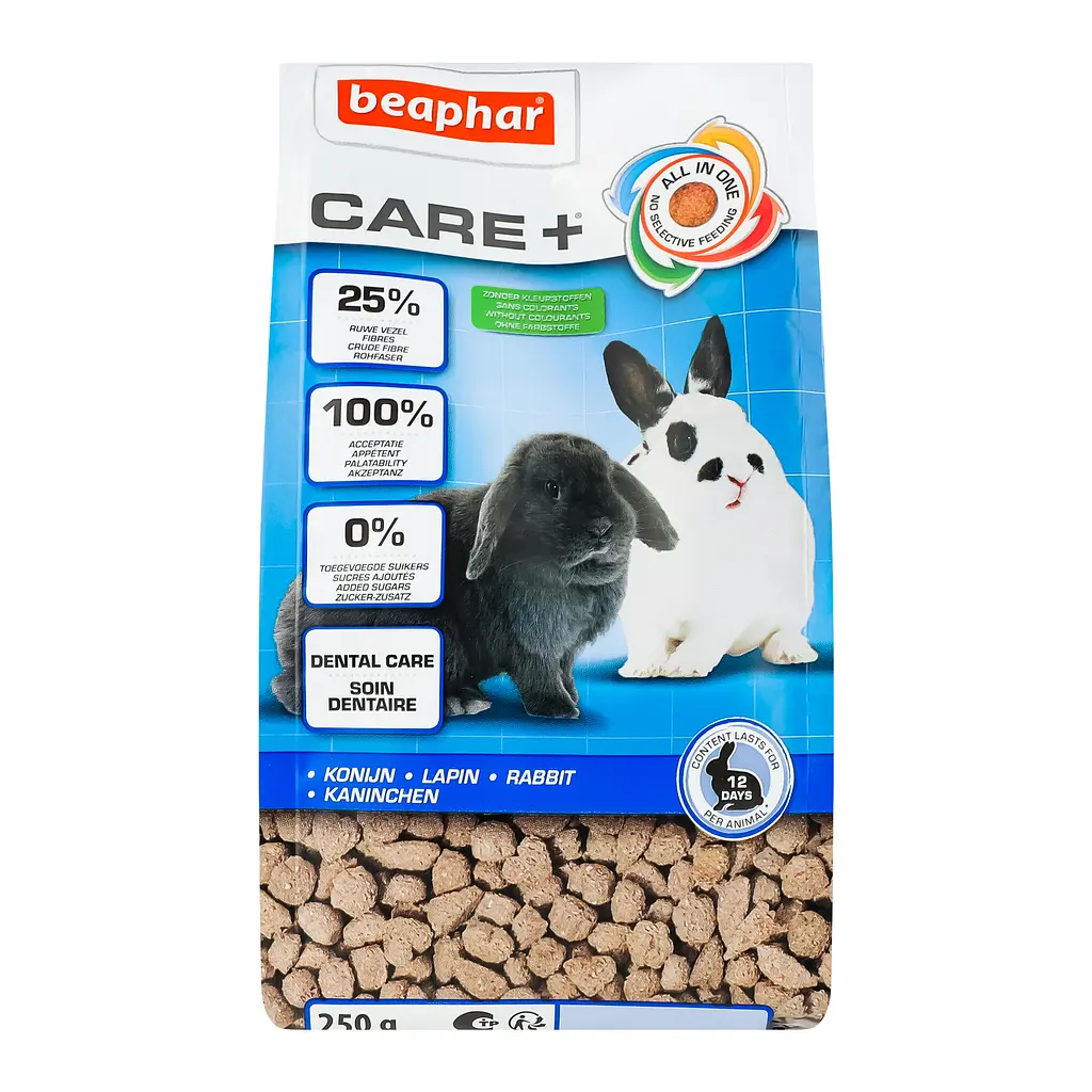 Полноценный корм Beaphar Care+ Rabbit супер-премиум класса для кроликов 250 г (18424) - фото 3